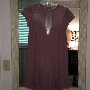 Purple Flowy Dress